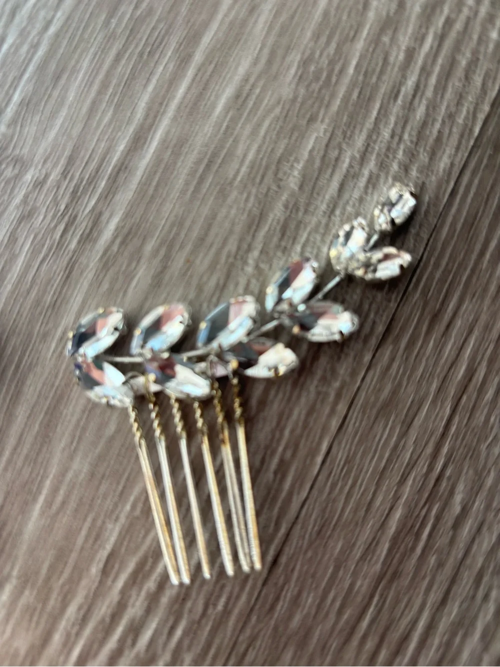 Silver Leaf Bridal Hair Combs
